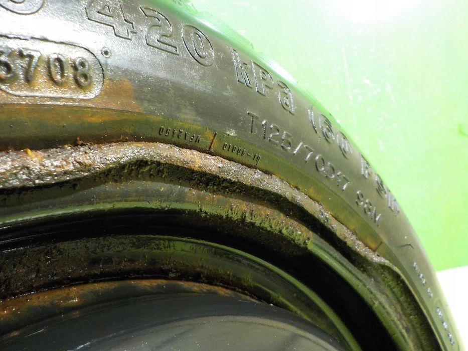 TOYOTA AVENSIS T27 kolo dojazdowe 125/70/17 5X114,3