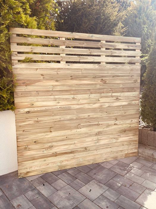 Płot Deskowy Extra Mocny Pergola Żaluzjowa "CLEO" Płoty Pergole