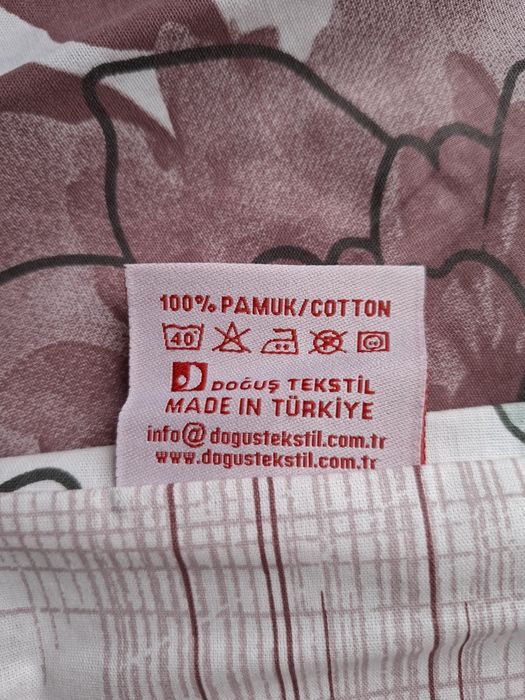 Poszewka na kołdrę Colorful Cotton Larin Pembe 135x200cm