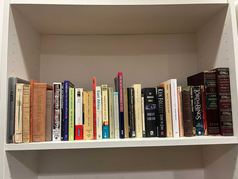 Lotes de livros 2.5euros cada unidade