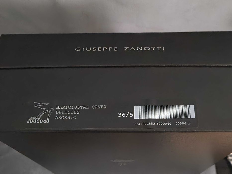 Sandały  szpilki  GIUSEPPE  ZANOTTI  r.36/5