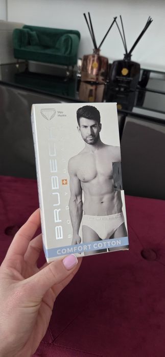 Czarne slipy męskie bawełniane rozmiar XXL