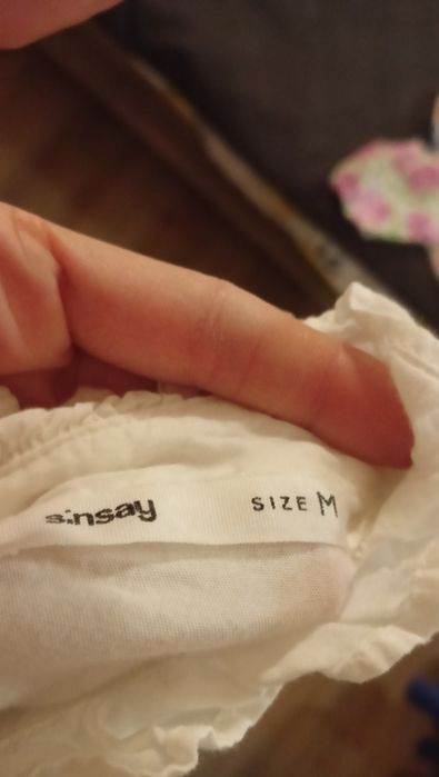 Śliczna biała koszula oversize
