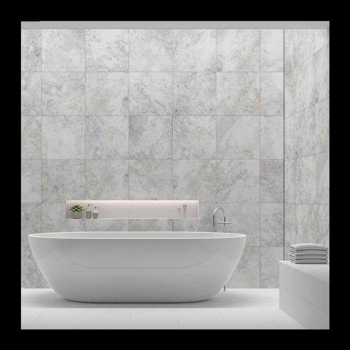 Płytki Marmurowe Royal White bębnowane komplet 0,742 m2 marmury