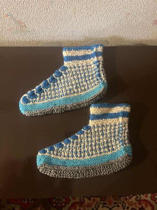 Теплі в’язані шкарпетки (ручна робота)