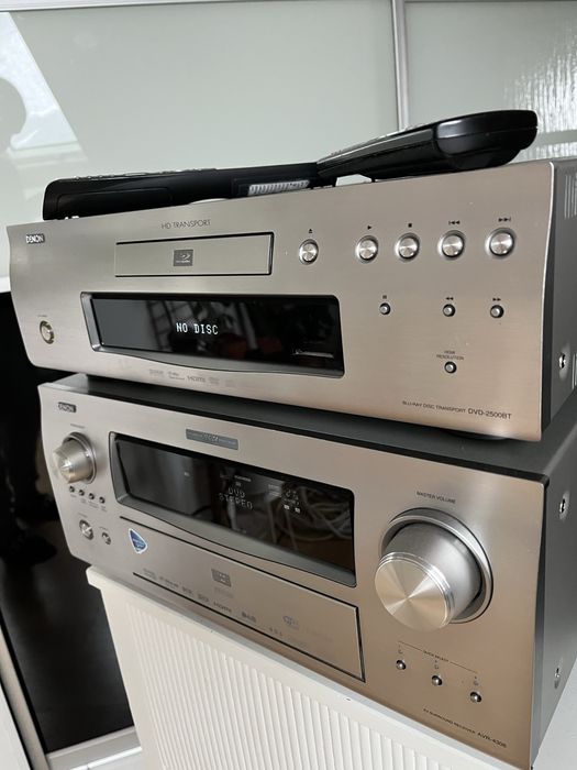 Kino domowe Denon AVR4308 7.1 DVD-2500BT super stan