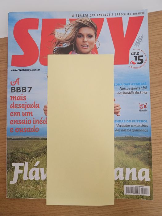 Revista Sexy Flávia Viana