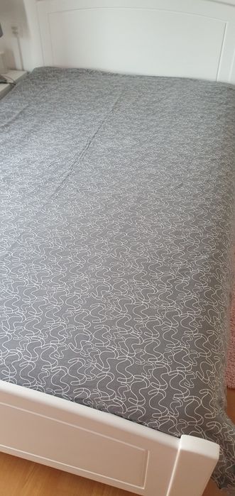 Capa de edredão cinza