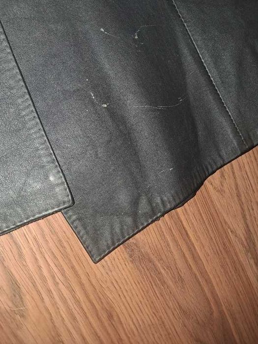 Kurtka płaszcz skórzany skóra naturalna L XL 40 42 wiosna