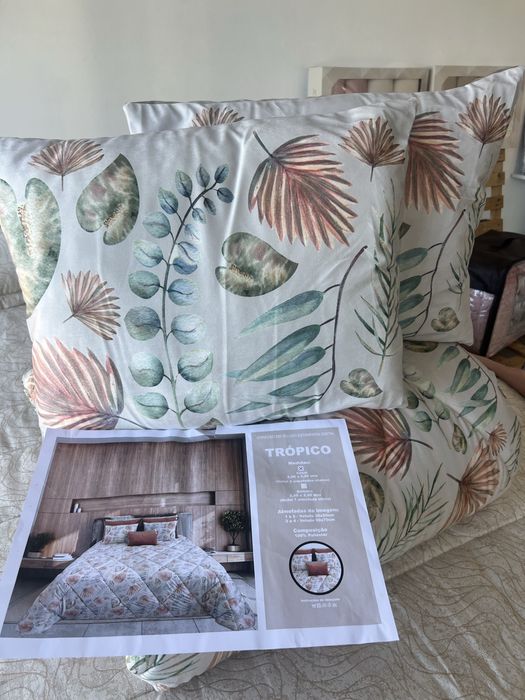 Edredão em veludo estampado digital