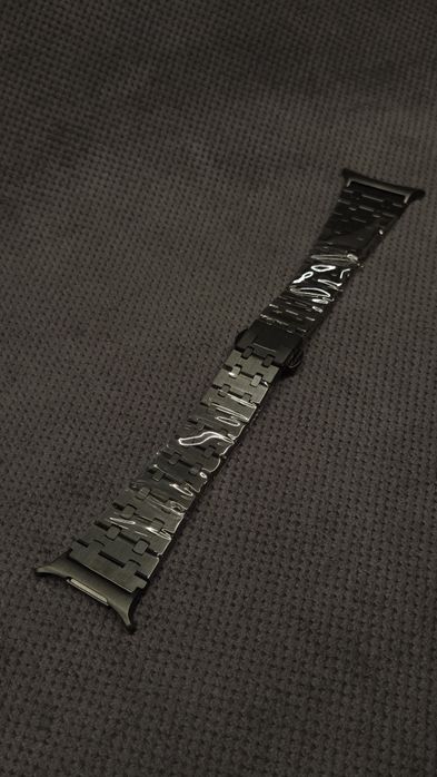 Bransoleta czarna do Samsung Galaxy Watch Ultra 47mm ze stali nierdzew