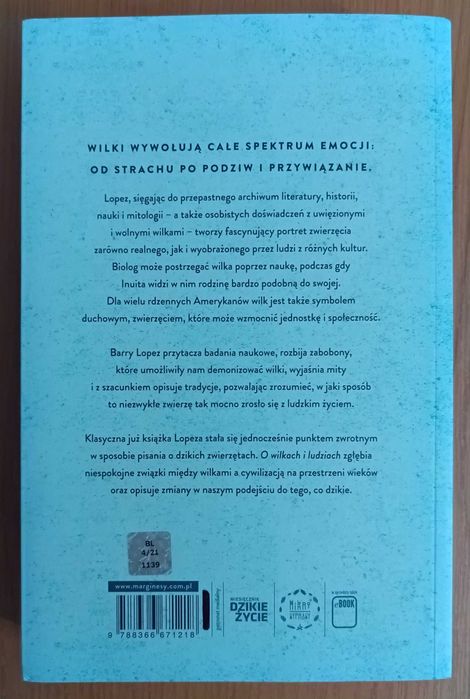 Barry Lopez "O wilkach i ludziach"