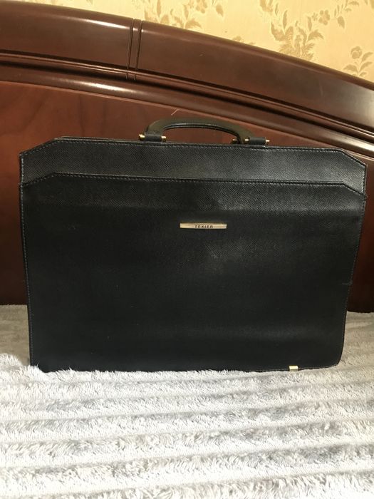 Портфель чоловічий шкіряний Texier франція