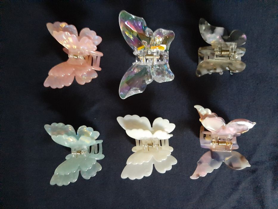 Заколка краб метелик та гавайська квітка