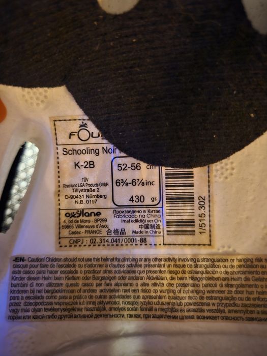 Kask jeździecki fouganza