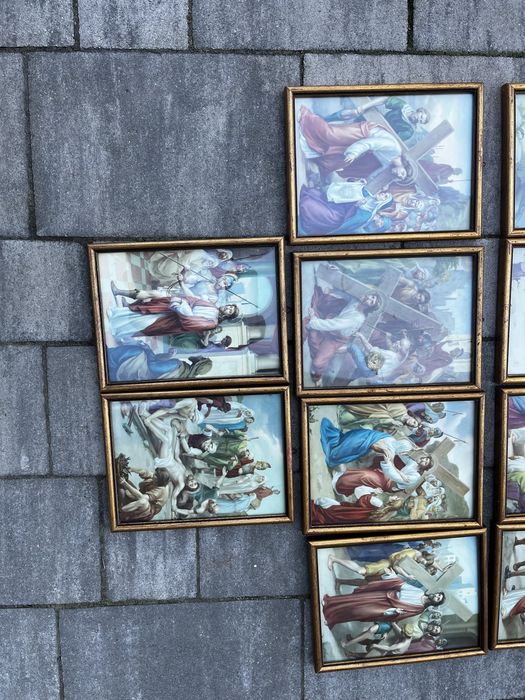 Piekna kompletna  droga krzyzowa