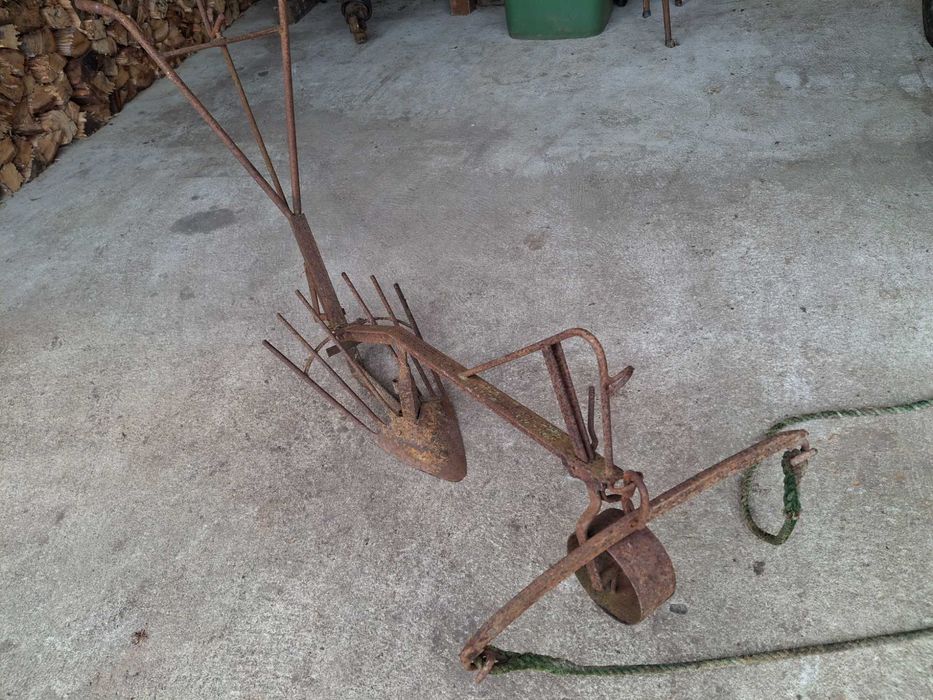 Charrua antiga de decoração