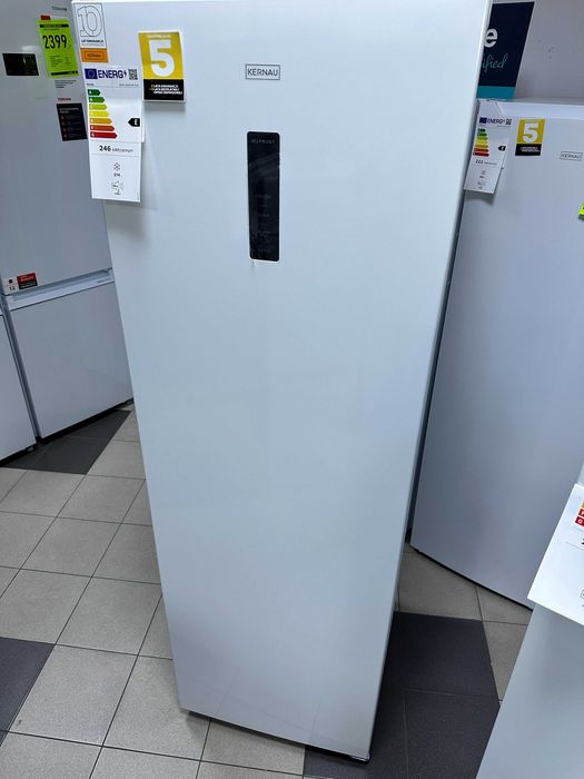 NOWA GWARANCJA 5 LAT ! Zamrażarka szufladowa KERNAU KFUF 18163 NF W R 185 cm NoFrost