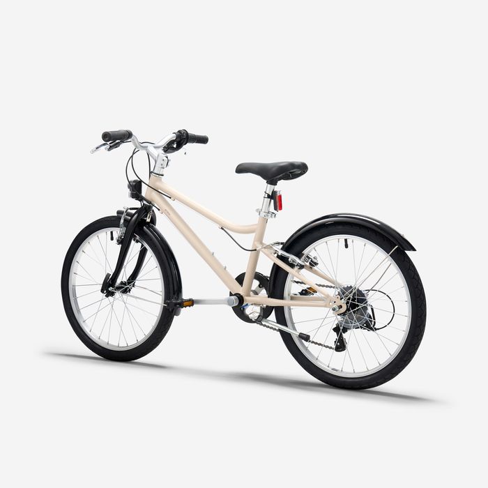 Bicicleta de Trekking de 20" 6-9 anos BTWIN 500 Bege
