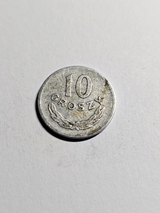 Moneta nr.3n nominał 10 groszy 1962 rok za 11 zł