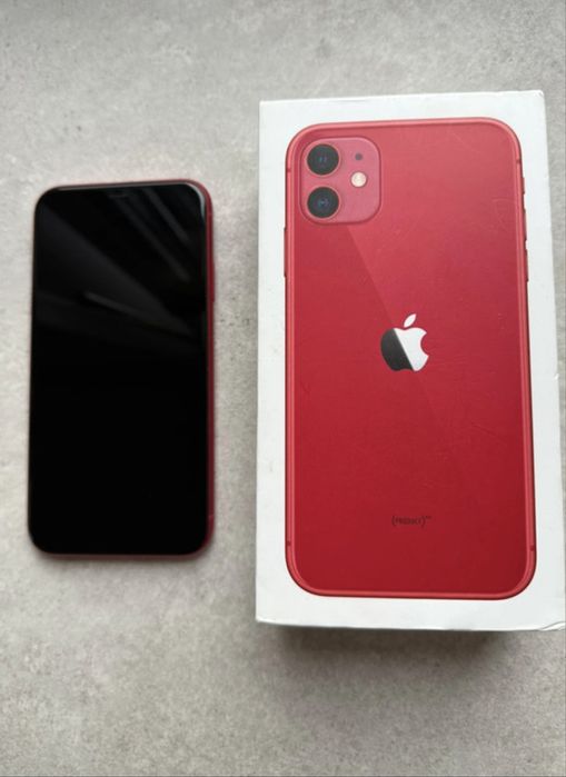 Apple iPhone 11 (RED) 本体 Apple IPHONE 11 RED 64GB | ZESTAW + GRATIS | KL.A+ - Smartfon