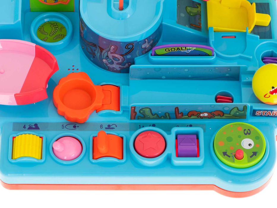 Hit 2021 !!! Edukacyjny Tor Przeszkód Zręcznościowy Wyścig Kulek