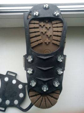 Ледоступы, снегоходы острые шипы