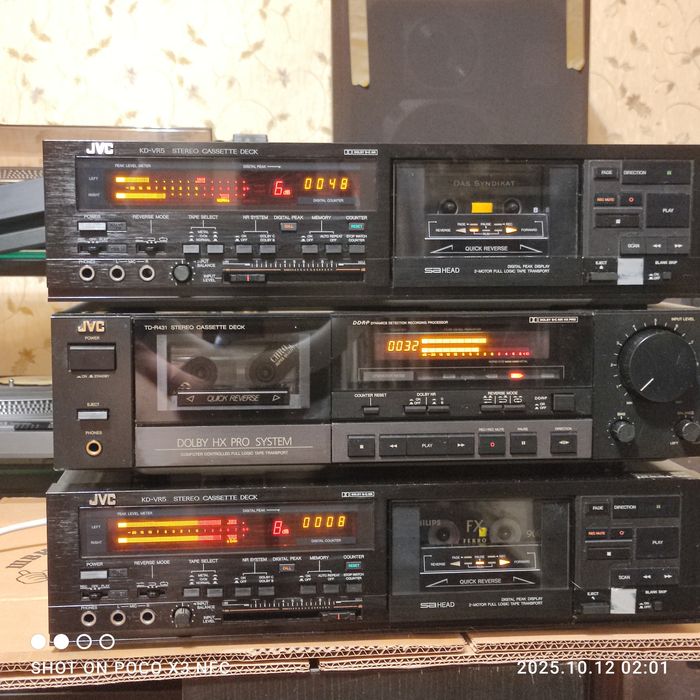 Кассетная дека JVC KD VR5G,JVC TD R431