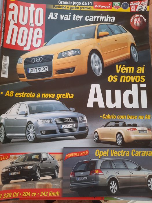 Revistas antigas "Auto Hoje"