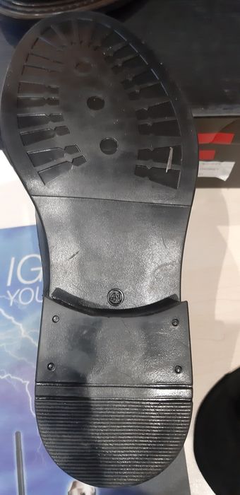 Buty męskie skórzane włoskie czarne