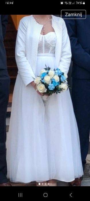 Suknia ślubna ASOS, rozmiar 34/XS