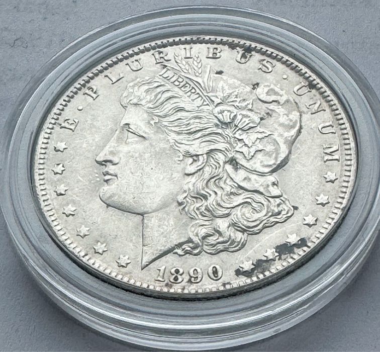 Срібний долар Морган США , 1890 рік.