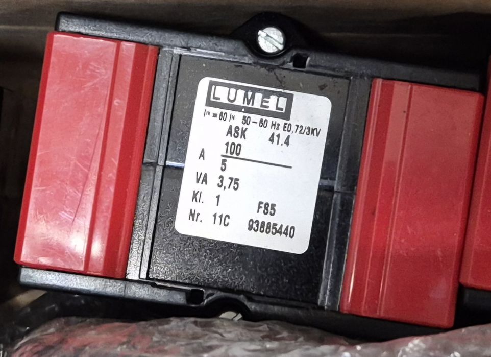 Przekladnik prądowy 100/5 Lumel