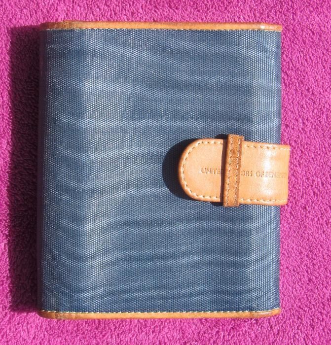 Carteira porta-moedas de bolso unisexo da Benetton