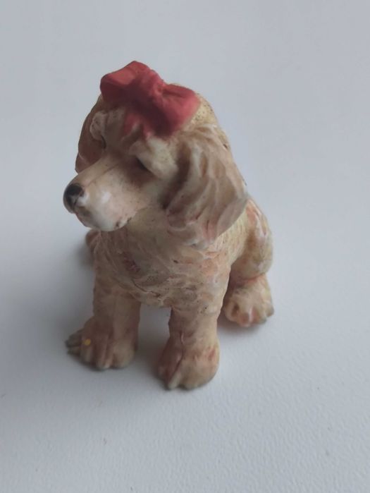 Вінтажна маленька резинова фігурка собачки 1993 р. з клеймом