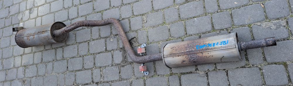 tłumik wydech 6r0253611h skoda roomster lift 1.2 tsi