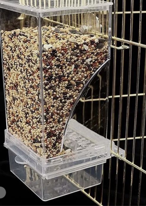 Comedouro de pássaros aves sem sujar - NOVO