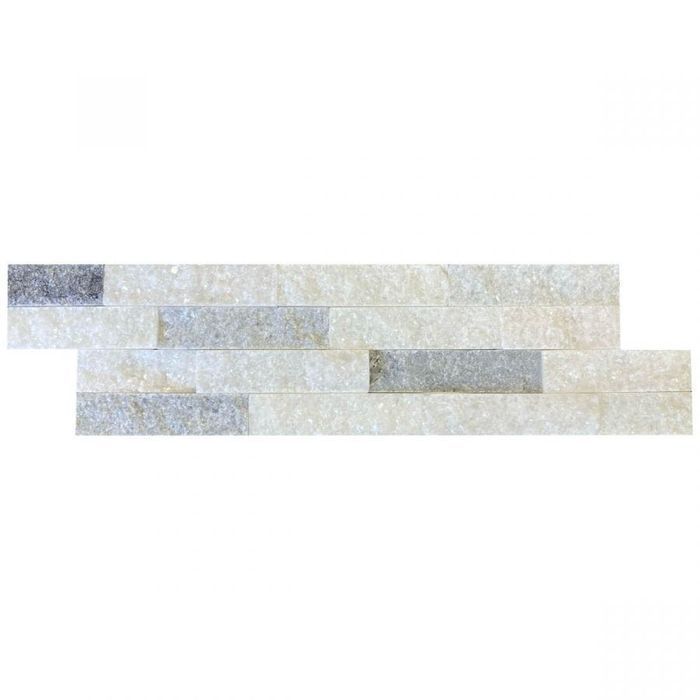 Panel ścienny Elewacja Marmur Stackstone Cloudy Grey 10x36x0,8-1,3 cm