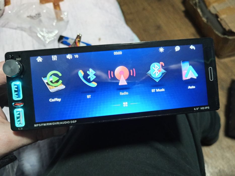 Автомагнитола  1Din  mp5 CarPlay
