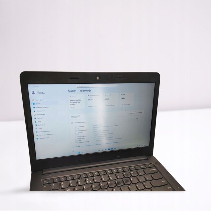 SOLIDNY Lenovo ThinkPad 14 i5-7200U 8GB 256SSD FHD Win11