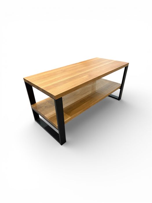 Stolik kawowy dębowy loft 115x50