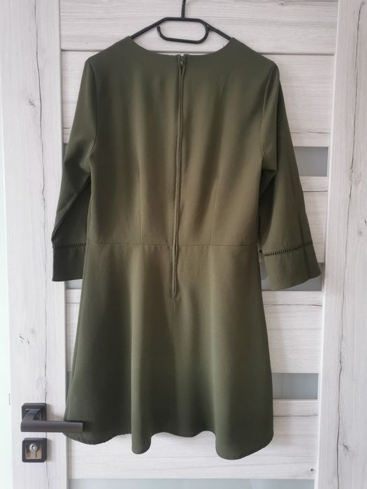 Sukienka khaki hm rozmiar 42 zielona
