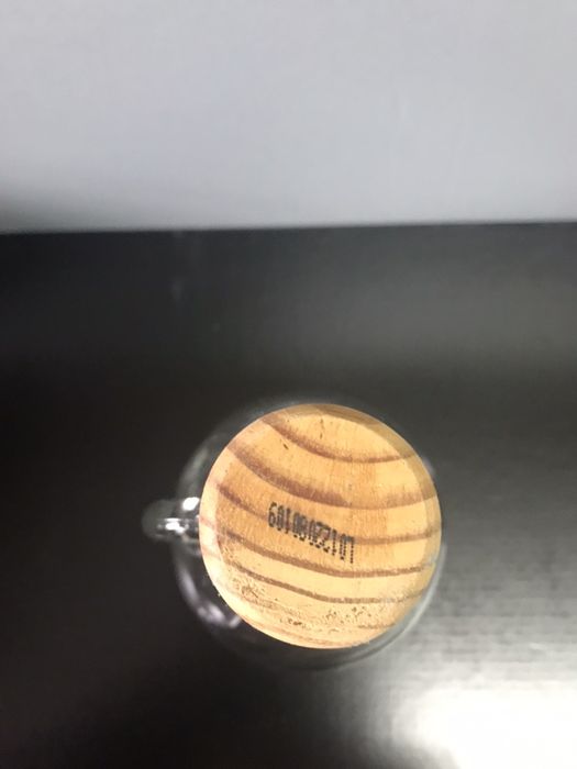 Garrafa de vidro branco