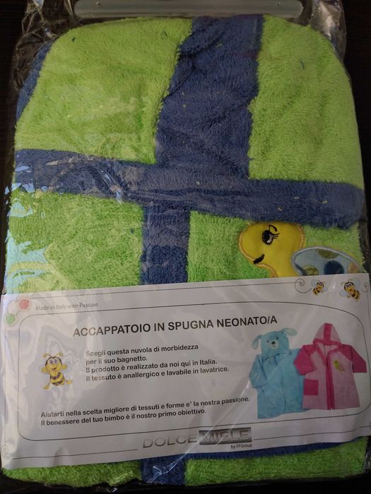 Roupão de banho,menino.novo 18-24 m