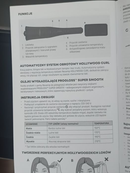 REVAMP Hollywood Curl Automatyczna ceramiczna lokówka