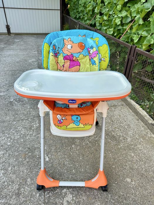 Крісло для годування Chicco Polly 2 in 1 Wood Friends