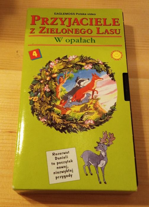 Kaseta VHS - Przyjaciele z zielonego lasu, w opałach