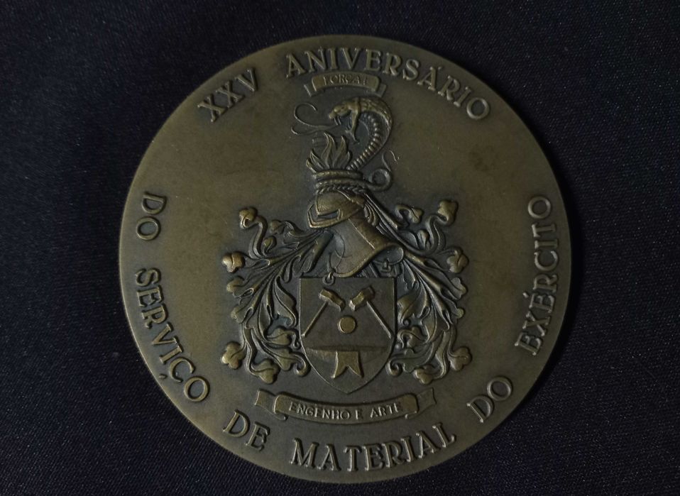 Medalha - XXV aniversário Serviço Material do Exército