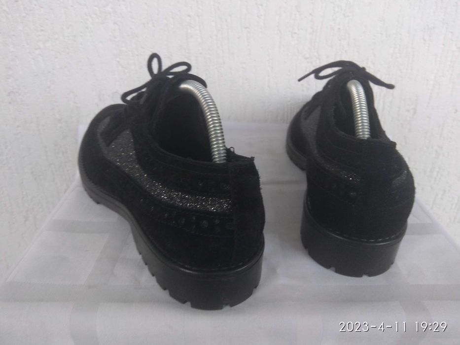 Брендовие замшевие туфли,оксфорди 5th Avenue р.41