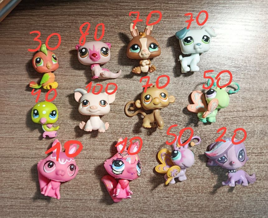 Фігурки іграшки тварин лпс, little pet shop,lps
